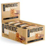 Jacked Factory Barra Auténtica, empaque frontal, snack práctico para el día