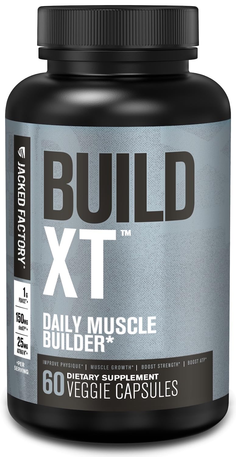 Jacked Factory Build-XT en frasco para suplementación diaria en entrenamiento
