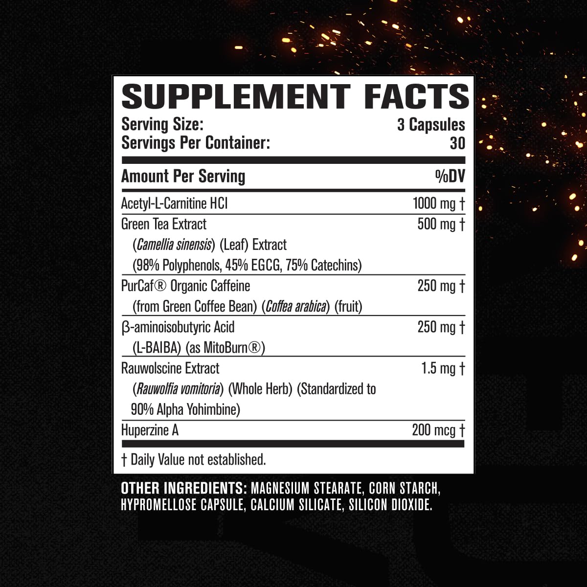 Ingrediente patentado MitoBurn L-BAIBA en Burn-XT Max para potencia metabólica.