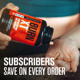 Acetil L-Carnitina en Burn-XT para apoyo metabólico durante entreno activo.