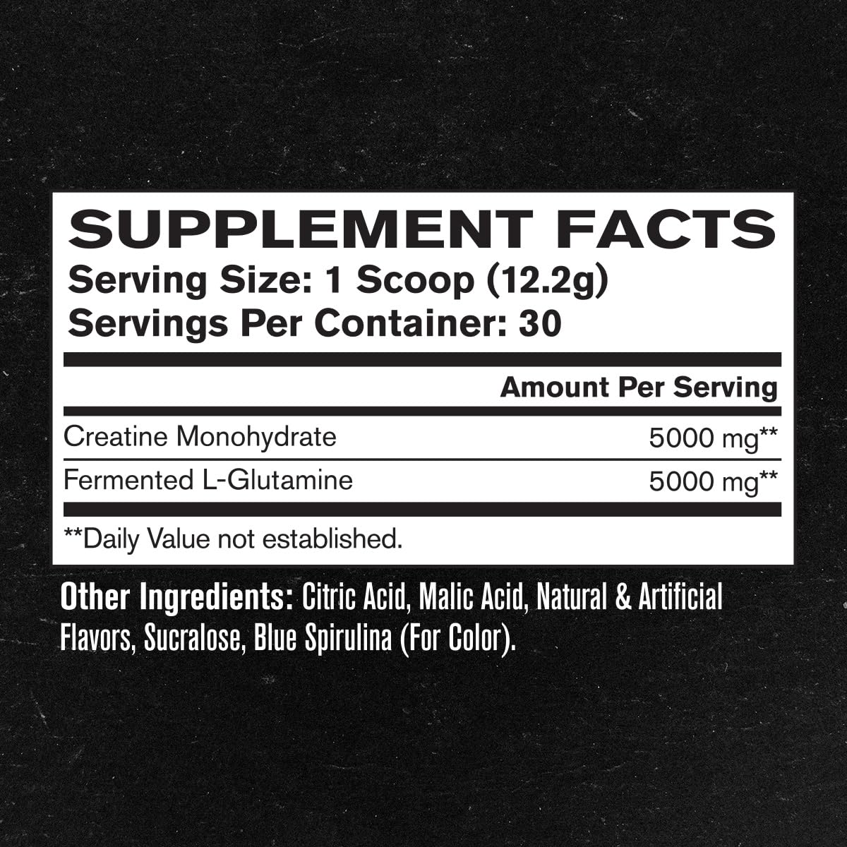 Jacked Factory Creatine + Glutamina, uso diario para energía sostenida.