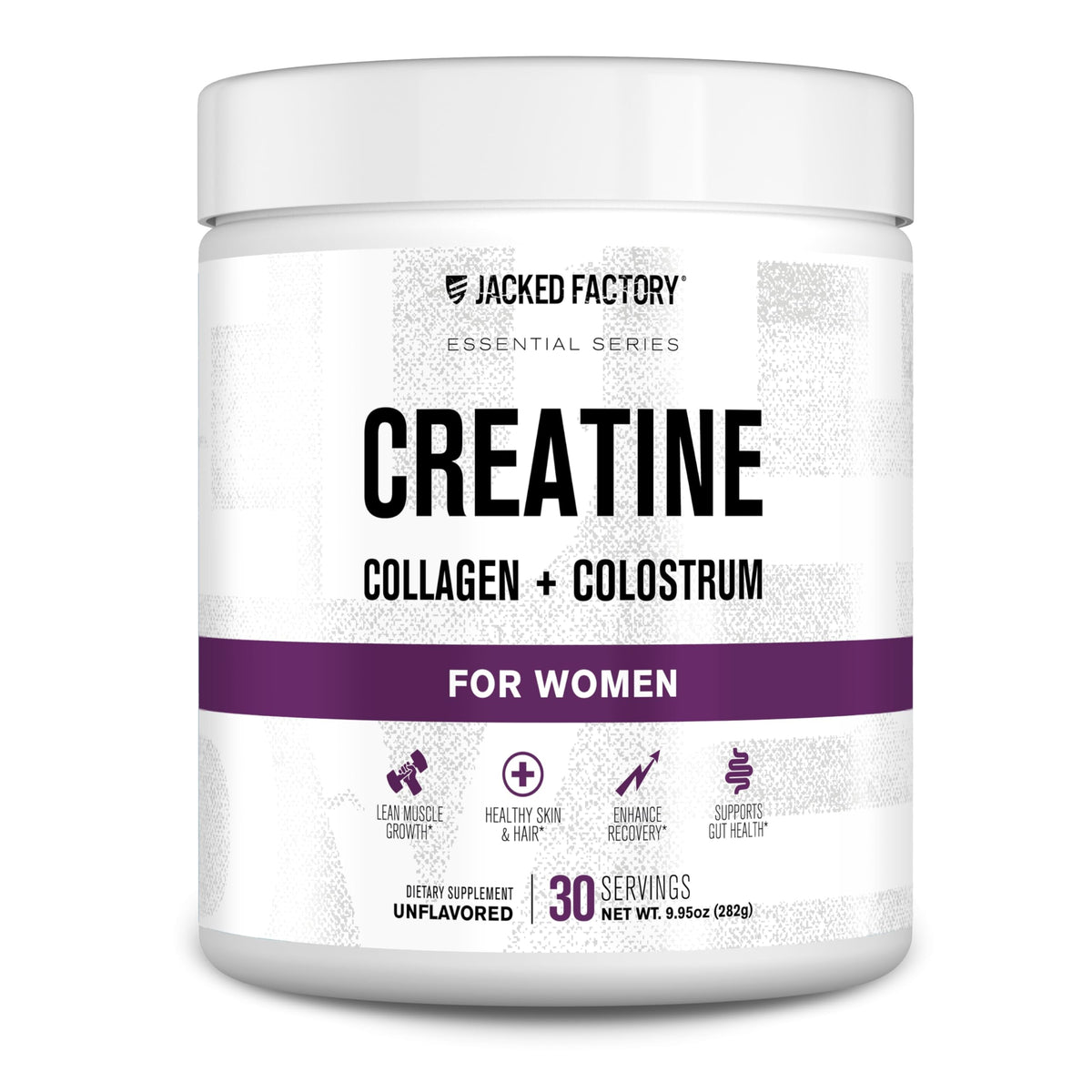 Jacked Factory Creatine para Mujeres: bote con medidor para entrenar