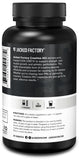 Jacked Factory Creatine HCl cápsulas: vaso con agua listo para consumir