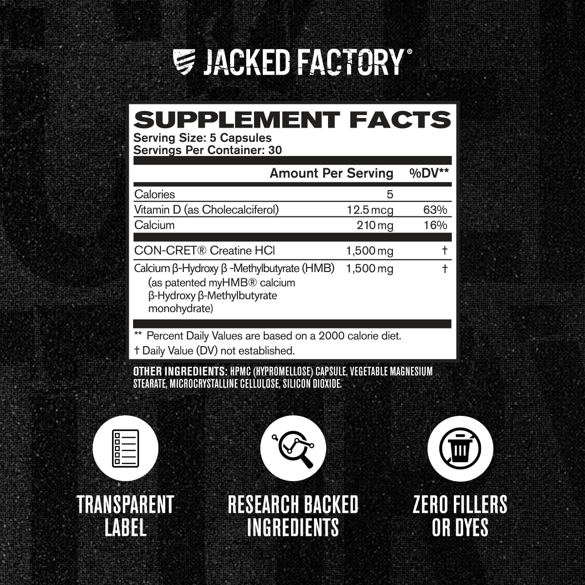 Dosificador de Jacked Factory Creatine HCL + HMB para dosis precisa.