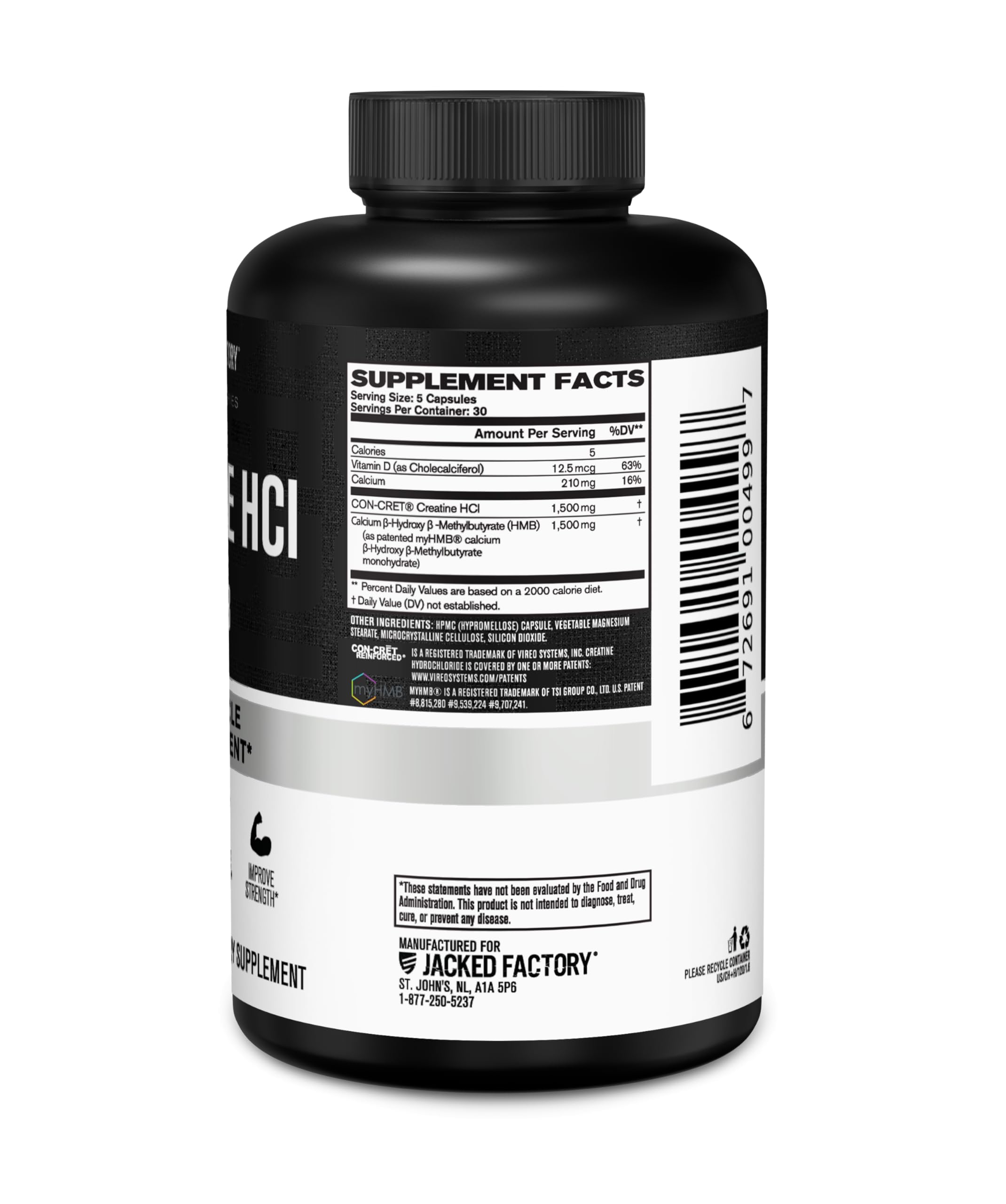 Cápsulas de Jacked Factory sobre la mesa, uso diario recomendado.