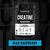 Jacked Factory Creatine Monohidrato, mezcla rápida en vaso o batido.