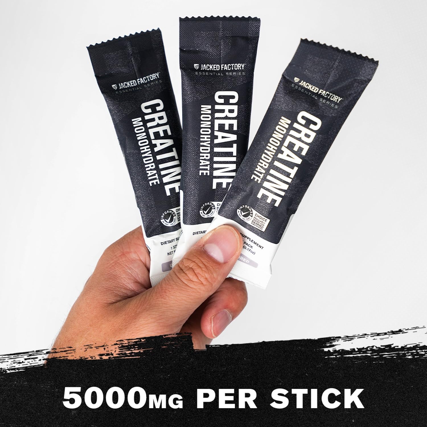 Jacked Factory Creatine Monohidrato rendimiento sostenido para entrenamiento