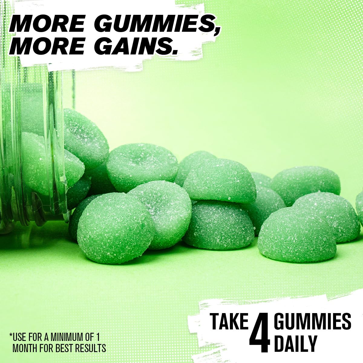 Gomitas testadas por terceros de Jacked Factory para confiabilidad.