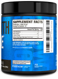 Jacked Factory Growth Surge envase elegante en estantería para atraer compradores.