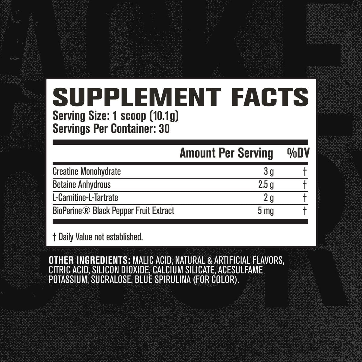 Jacked Factory Growth Surge, mezcla en vaso con agua, sabor arándano azul.