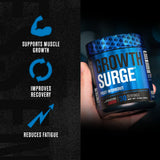 Jacked Factory Growth Surge vaso medidor para dosis precisa tras entreno.