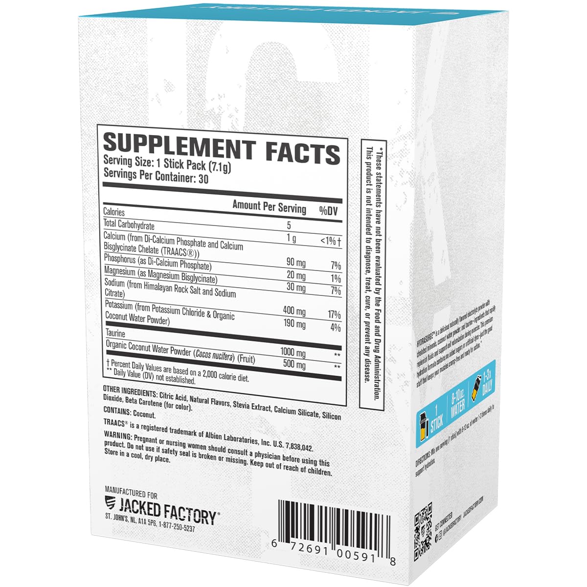 Hydrasurge disolución fácil en taza o botella para hidratación rápida.