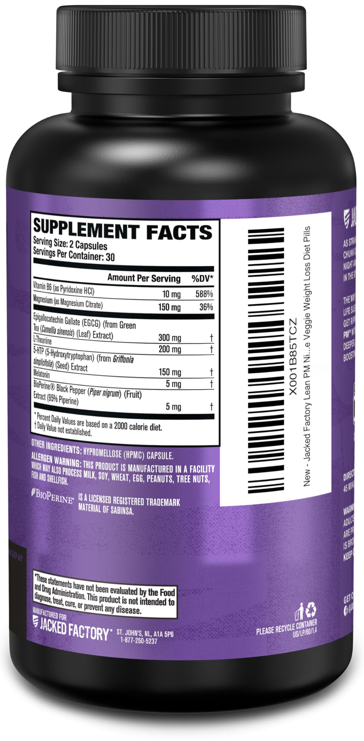 Ingredientes naturales en Lean PM para un apoyo metabólico suave