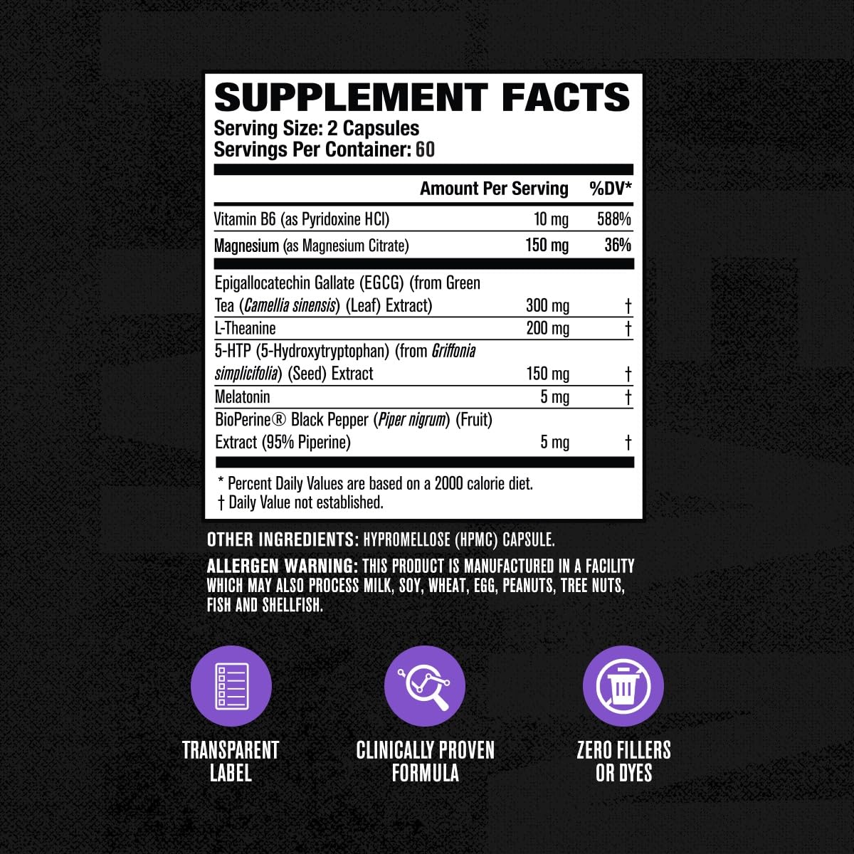 Lean PM de Jacked Factory noche tranquila, posible ayuda para controlar antojos nocturnos.