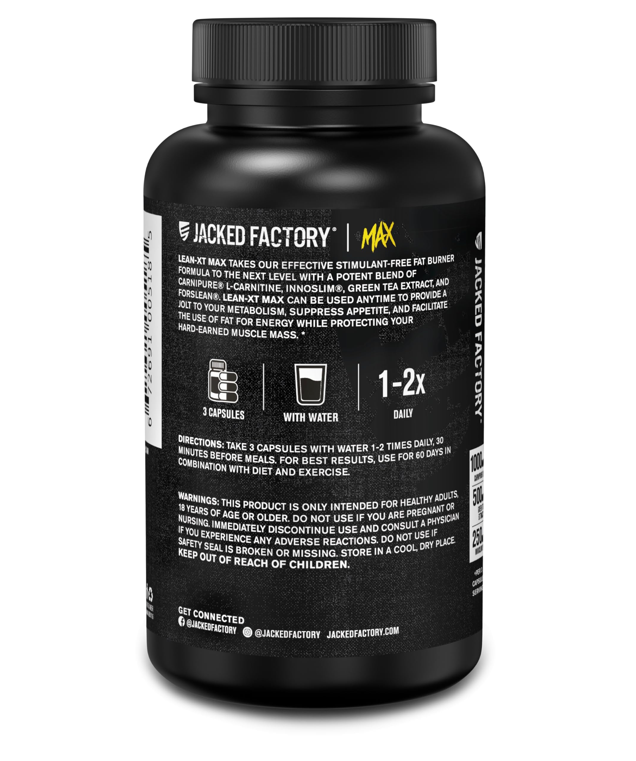 Lean-XT Max para entrenamiento y estilo de vida activo.
