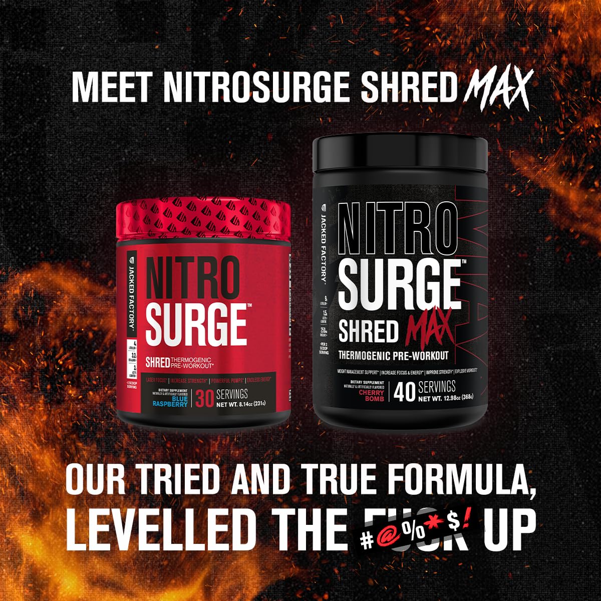 Jacked Factory Nitrosurge control de calidad cgmp para seguridad y pureza.