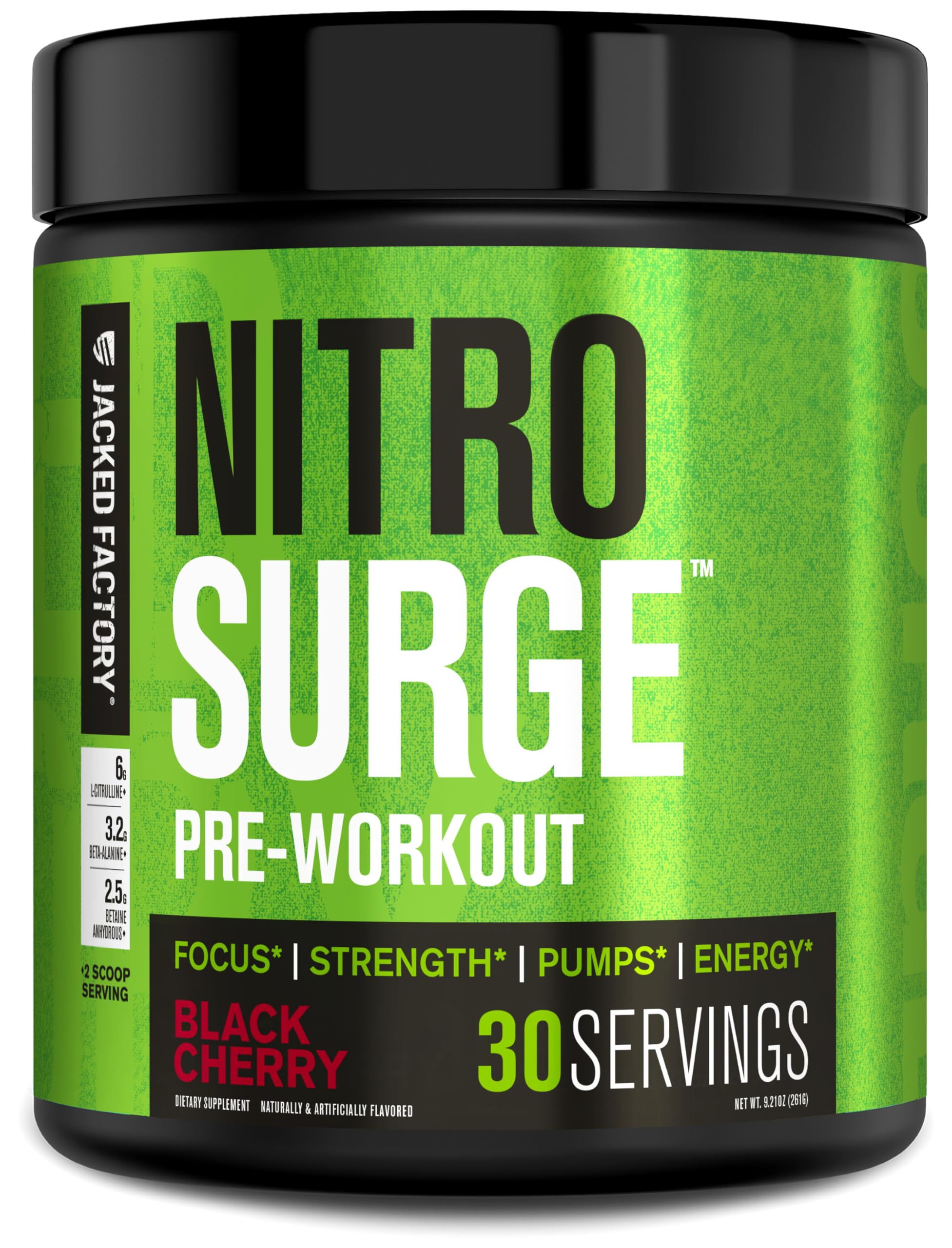 Nitrosurge de Jacked Factory en envase energizante listo para entrenar