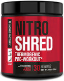 Jacked Factory Nitrosurge envase frontal con energía para entrenar