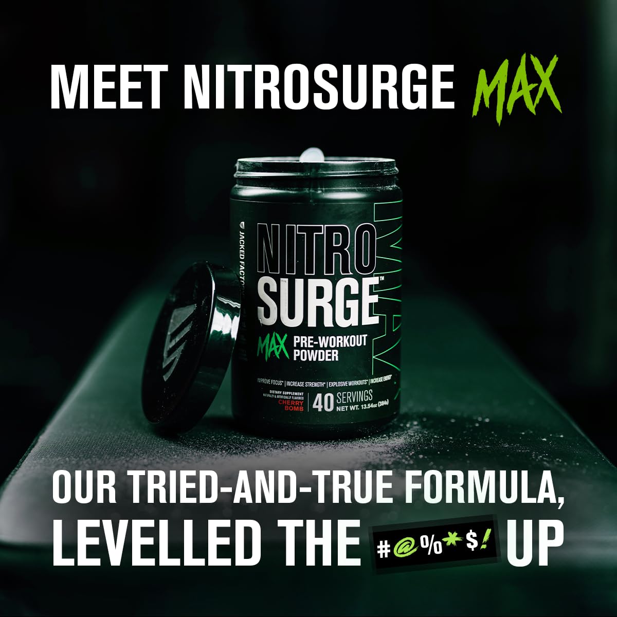 Nitrosurge Max potencia bombas musculares y vascularidad en cada repetición.