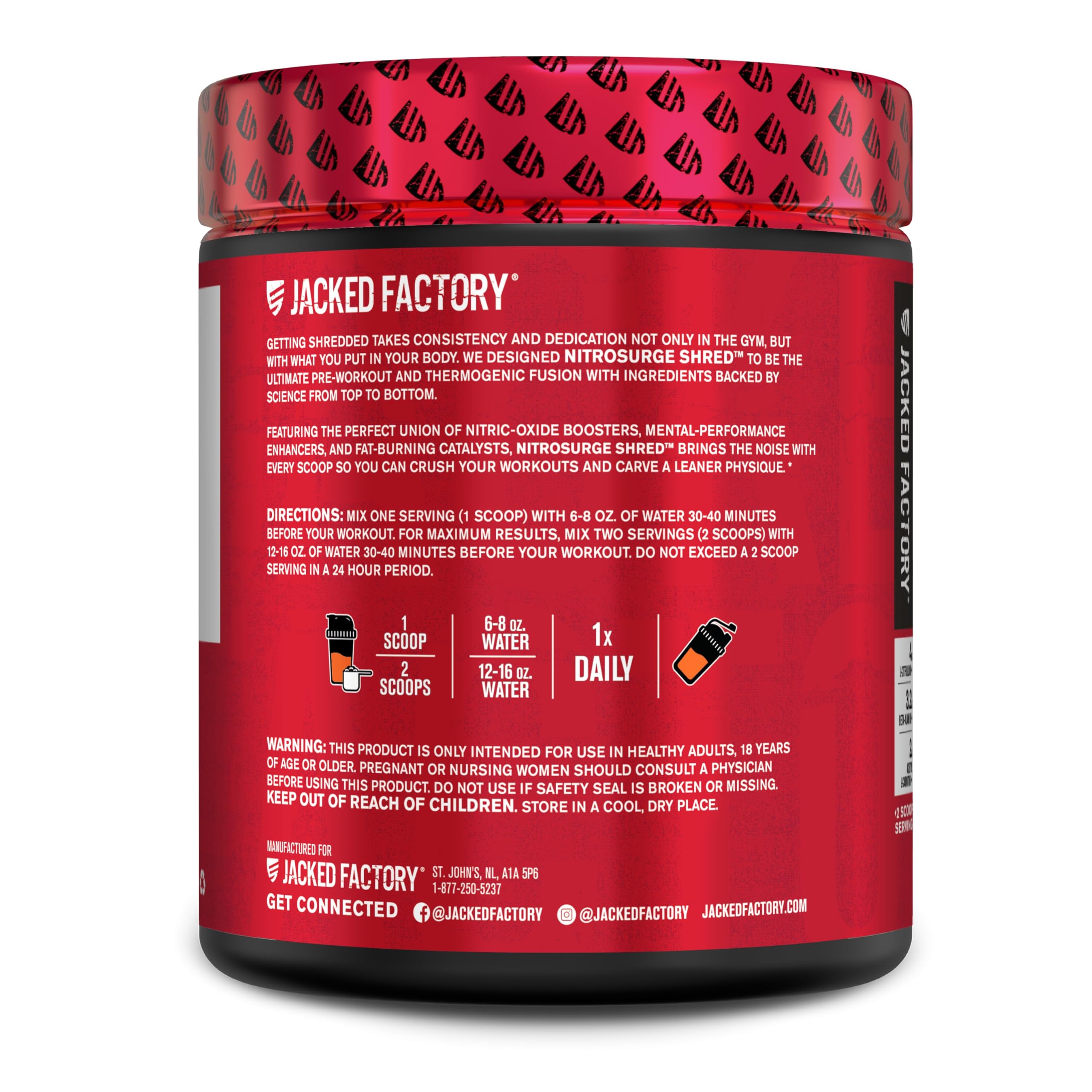 Uso diario en gimnasio con Nitrosurge Shred para rendimiento sostenido.