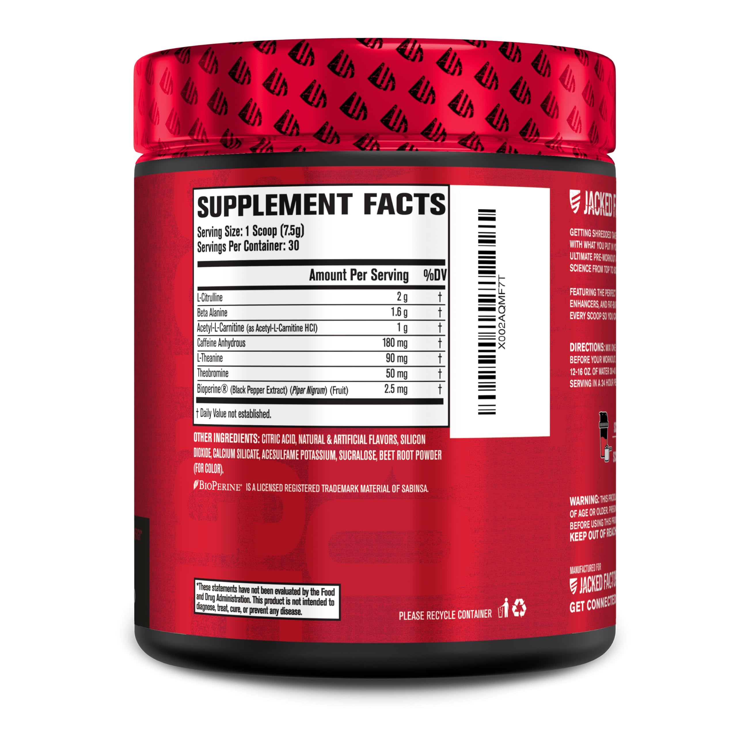 Jacked Factory Nitrosurge uso diario para entrenamientos