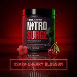 Sabor arándano azul de Nitrosurge Wick para energía en entrenamientos