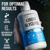 Jacked Factory glicerol líquido se añade al preentrenamiento sin sabor para hidratación.
