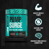 Bote de Pumpsurge de 30 porciones para entrenamientos intensos.