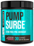 Botella Pumpsurge sin cafeína de Jacked Factory, lista para entrenar