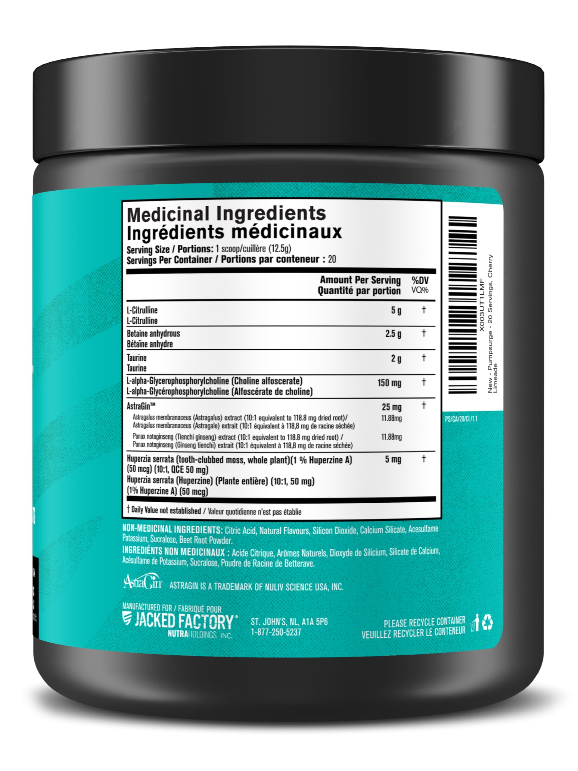 Mejor absorción de ingredientes con Pumpsurge para un rendimiento constante.