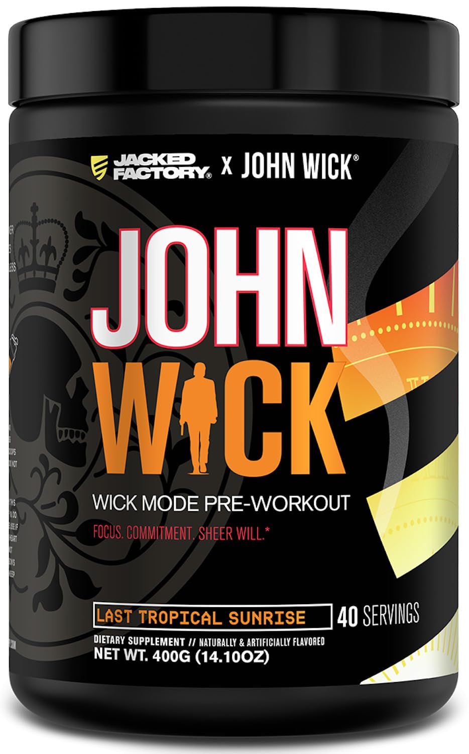 Jacked Factory Wick Mode: bote visible para entrenamientos con energía sostenida.