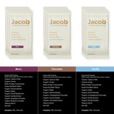 Jacob Bar Proteína frutos rojos: snack práctico para recargar energía.
