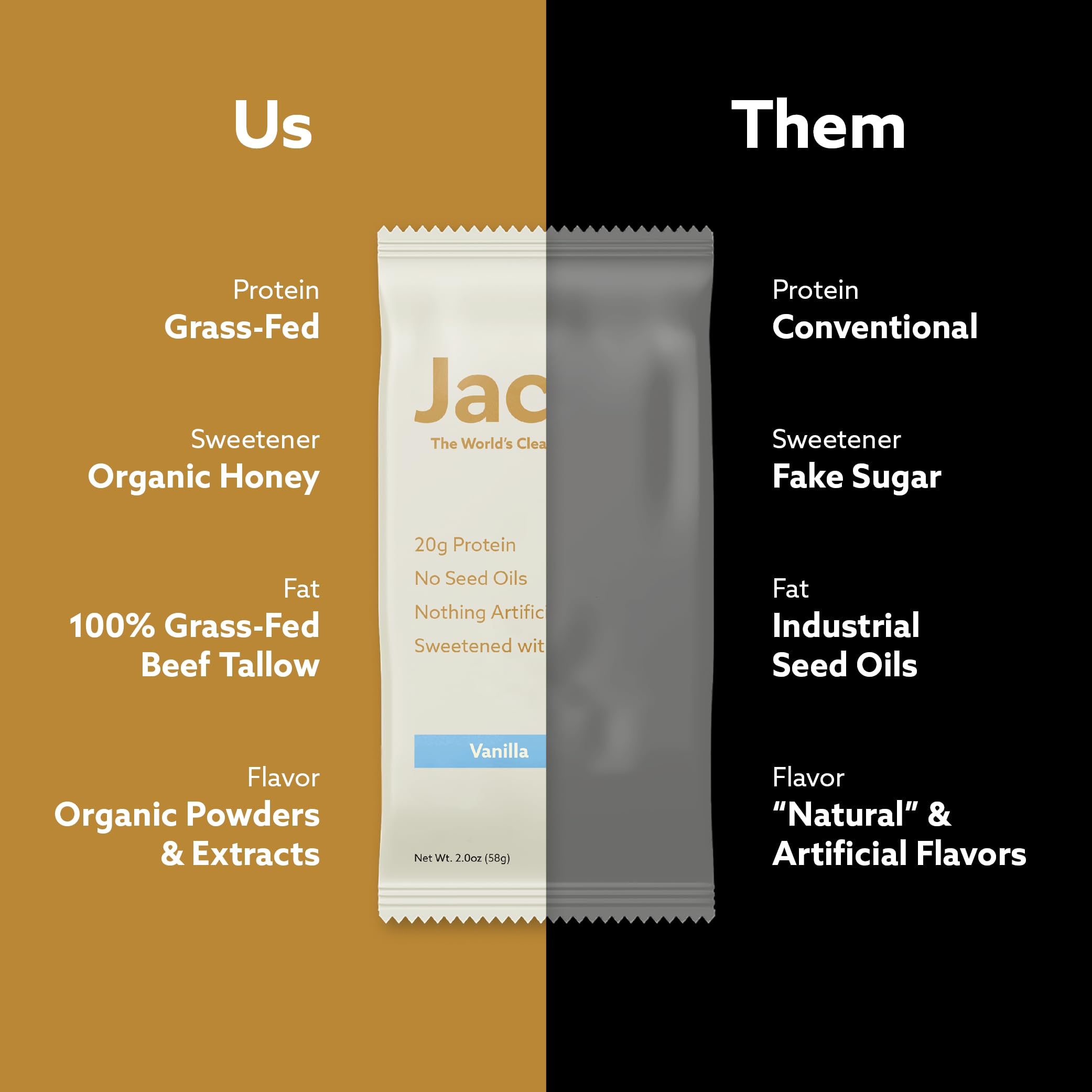 Jacob Bar Proteína para llevar: snack conveniente para la mochila.