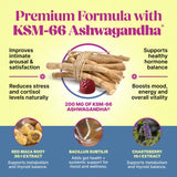 Ashwagandha KSM-66 en fórmula Jadee Libido.