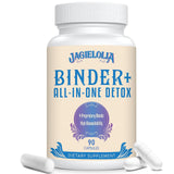 Jagielolia Detox Binder, botella con vertido, ideal para un ritual diario de desintoxicación.