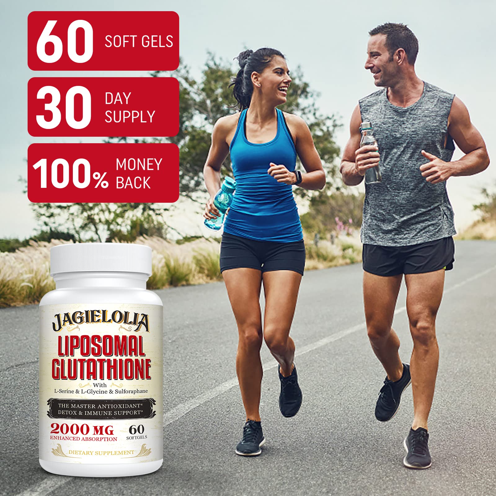 Jagielolia Glutatión liposomado detoxificación y equilibrio corporal