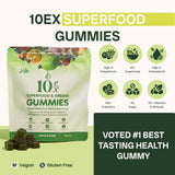 Probióticos 10 mil millones CFU en gomitas Jaje Health para salud intestinal.