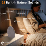 Altavoz Bluetooth JALL con 25 sonidos relajantes para dormir o descansar.