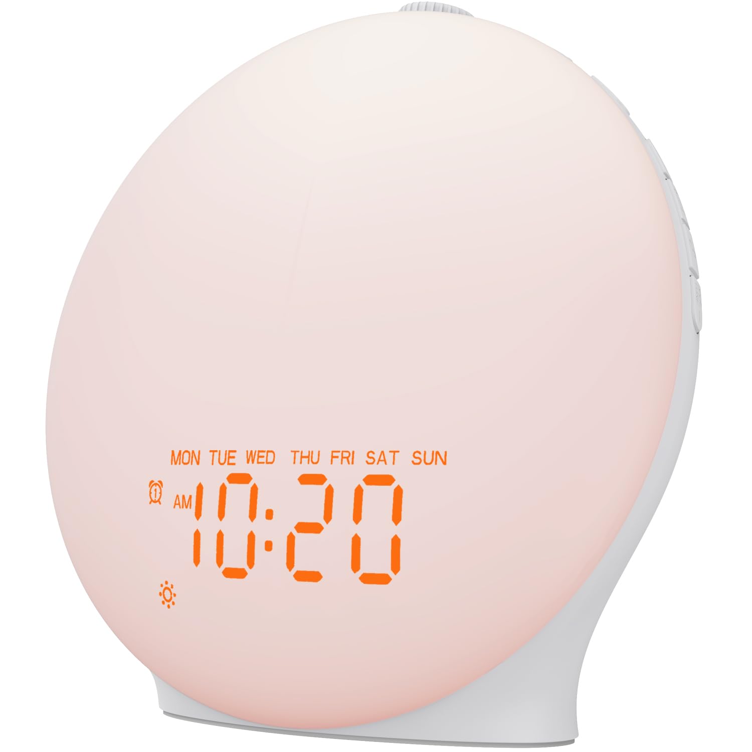 JALL Despertador: amanecer suave con iluminación progresiva para despertar con calma.