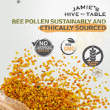 Jamie’s Hive to Table Polen crudo en avena, aporte nutritivo y crujiente.