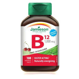 Jamieson B12 metilcobalamina tableta sublingual lista para uso diario