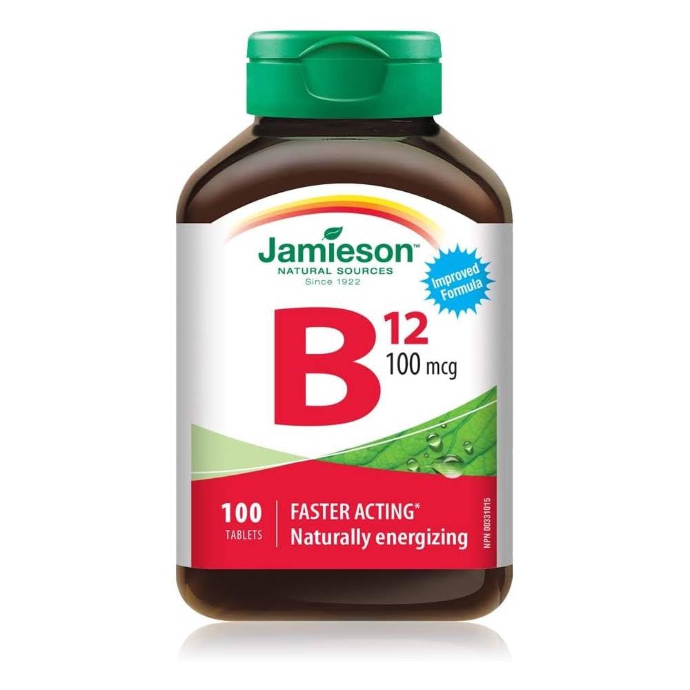 Jamieson B12 metilcobalamina: tabletas para energía diaria