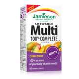 Jamieson completo multivitamin masticable en bote para energia diaria.