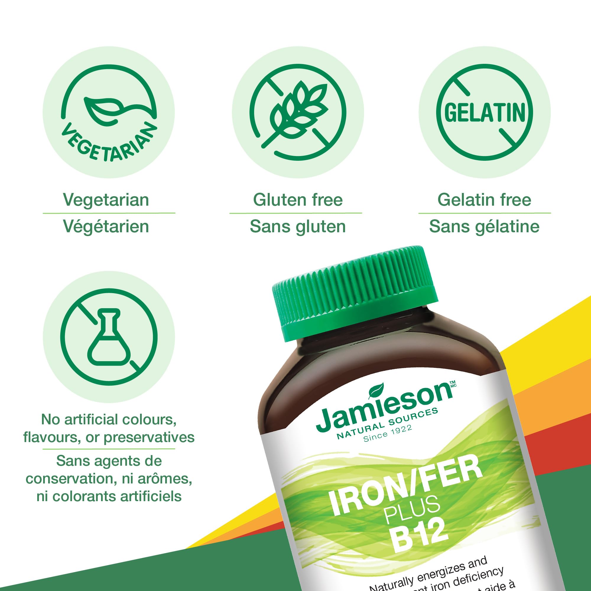 Jamieson ingrediente methylcobalamina para absorción rápida.