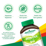 Jamieson ingrediente methylcobalamina para absorción rápida.