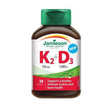 Jamieson Vitamina K2 D3 en cápsulas blandas, apoyo potencial a la salud ósea