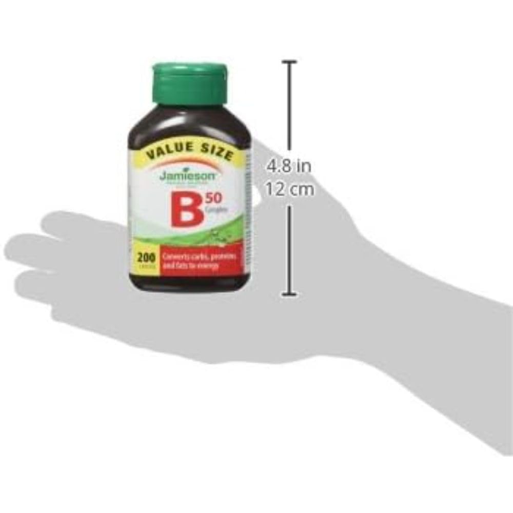 Jamieson Laboratories Complejo B50, enfoque en energía y metabolismo
