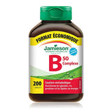 Jamieson Laboratories Complejo B50, etiqueta detalles con vitaminas B