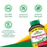 Instrucciones de dosificación de Jamieson Magnesio para adultos