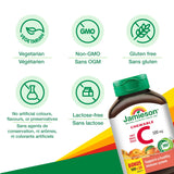 Jamieson Vitamina C masticables 500 mg aroma durazno para disfrutar el momento.